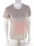 Salomon Sense Aero GFX Damen T-Shirt, Salomon, Beige, , Damen, 0018-12015, 5638293223, 195751962582, N2-02.jpg