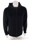 Icebreaker ZoneKnit Merino Zip Hood Mens Sweater, Icebreaker, Black, , Male, 0011-10593, 5638293596, 195438048660, N2-02.jpg