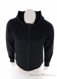 Icebreaker ZoneKnit Merino Zip Hood Mens Sweater, Icebreaker, Black, , Male, 0011-10593, 5638293596, 195438048660, N3-03.jpg