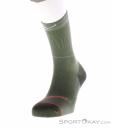 Salewa Eagle Light Crew Mens Socks, Salewa, Olive-Dark Green, , Male, 0032-11615, 5638294532, 4053866773157, N1-06.jpg