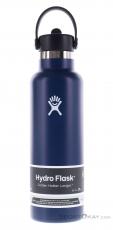 Hydro Flask 21oz Standard Mouth Flex Straw Cap 621ml Thermos Bottle, Hydro Flask, Dark-Blue, , , 0311-10103, 5638296888, 810070085759, N1-01.jpg